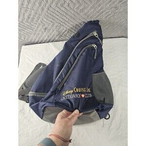 Disney Cruise Line Castaway Club Sling Shoulder Bag Backpack Embroidered